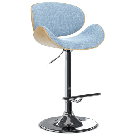 Marana - Handcrafted Bentwood Adjustable Swivel Bar Stool - Furniture Home Direct