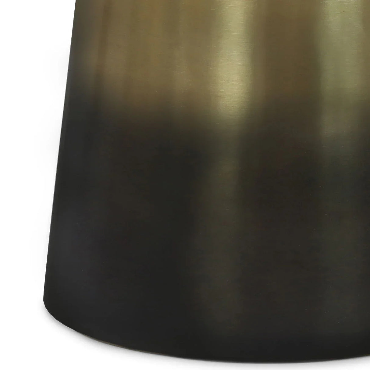 Toby - Metal End Table - Gold / Black Ombre - Furniture Home Direct