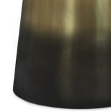 Toby - Metal End Table - Gold / Black Ombre - Furniture Home Direct
