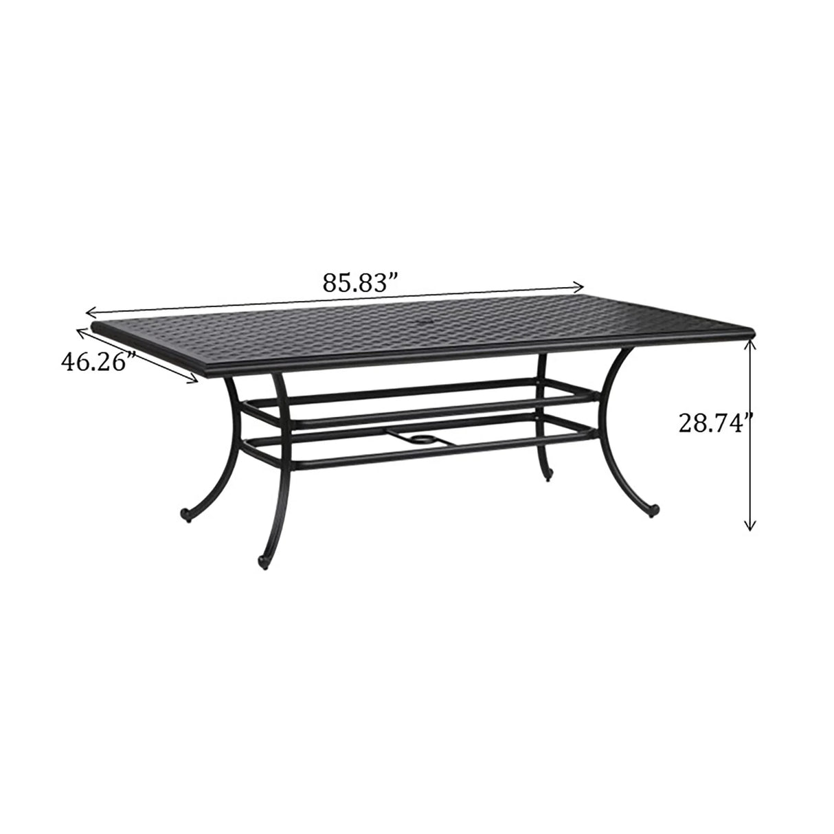 Rectangle Outdoor Dining Table - Furniture Home Direct