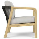 Palmetto - Outdoor Conversation Chair (Set of 2) - Stone Gray - Furniture Home Direct