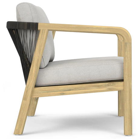 Palmetto - Outdoor Conversation Chair (Set of 2) - Stone Gray - Furniture Home Direct