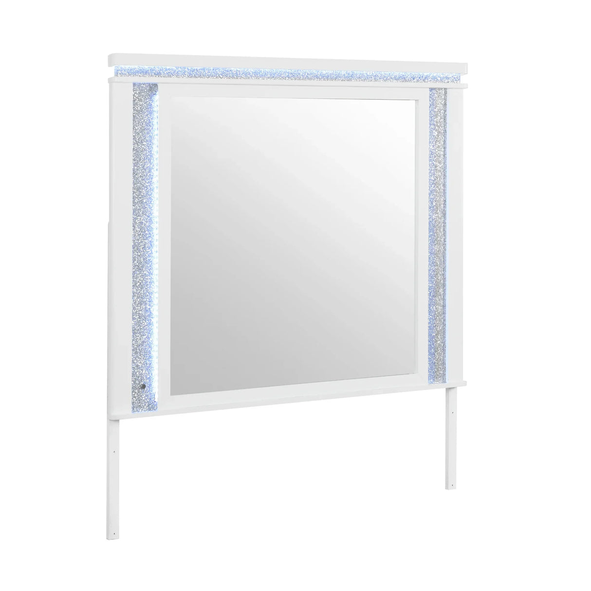 Queen Bedroom Set Modern Rubberwood With Headboard White - Furniture Home Direct