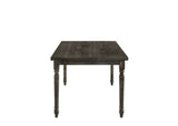 Claudia II - Weathered 7 Pieces Dining Room Set - Gray - Furniture Home Direct