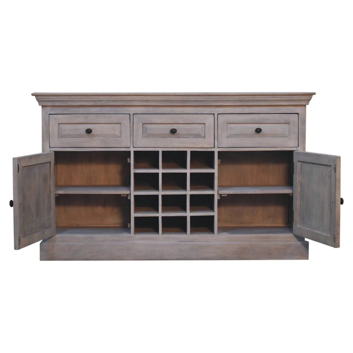 Acid - Wine Storage Unit - Gray Ash - Furniture Home Direct