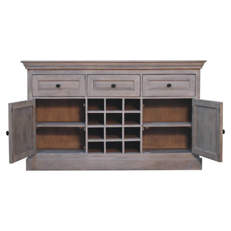 Acid - Wine Storage Unit - Gray Ash - Furniture Home Direct