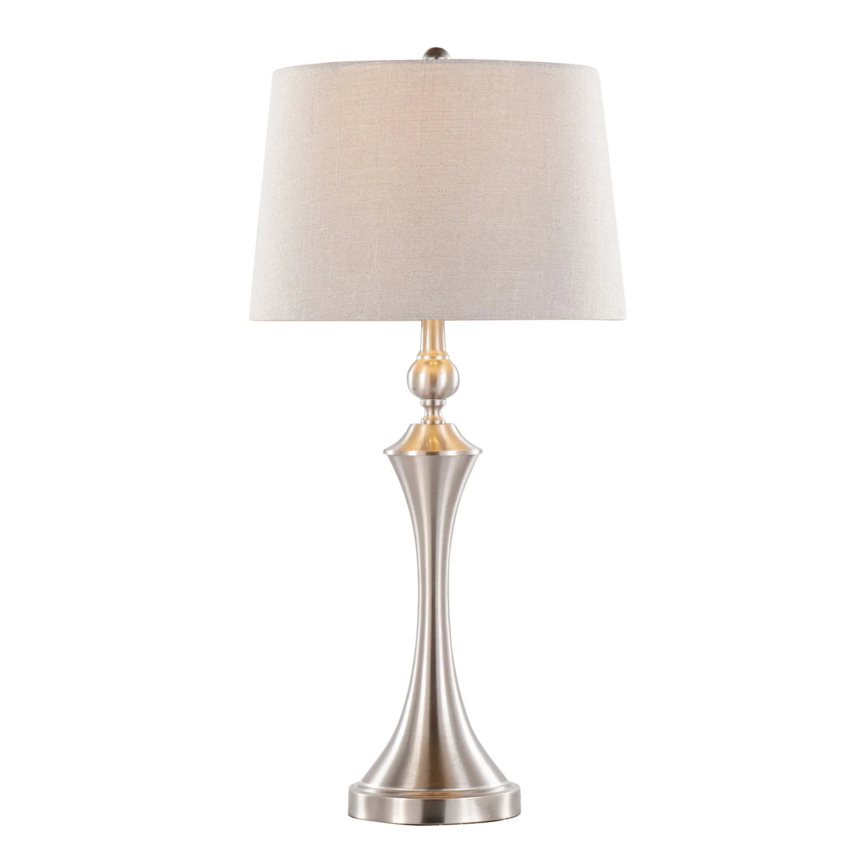 Flint - Contemporary Table Lamp Built In USB Port (Set of 2) - Furniture Home Direct