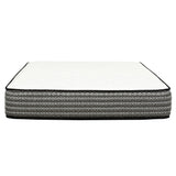 Premium 12" Queen Size Hybrid Mattress In A Box Soft Gel Memory Foam Top With Cooling Technology - Gray / White - Furniture Home Direct