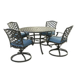 Aluminum Round Dining Set - Furniture Home Direct