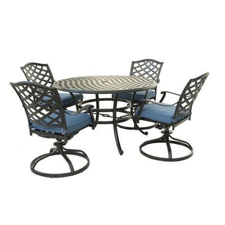 Aluminum Round Dining Set - Furniture Home Direct