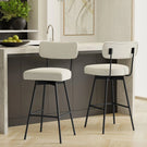 Giselle - Swivel Counter Height Stool (Set of 2) - Furniture Home Direct