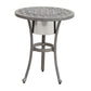21" Cast Aluminum Round Table With Ice Bucket - Furniture Home Direct