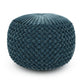 Renee - Handcrafted Round Pouf - Furniture Home Direct