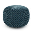 Renee - Handcrafted Round Pouf - Furniture Home Direct