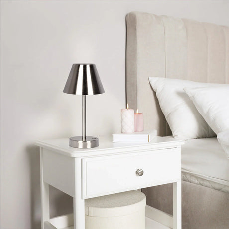 Elegance Rechargeable LED Table Lamp LED Touch Switch - Furniture Home Direct