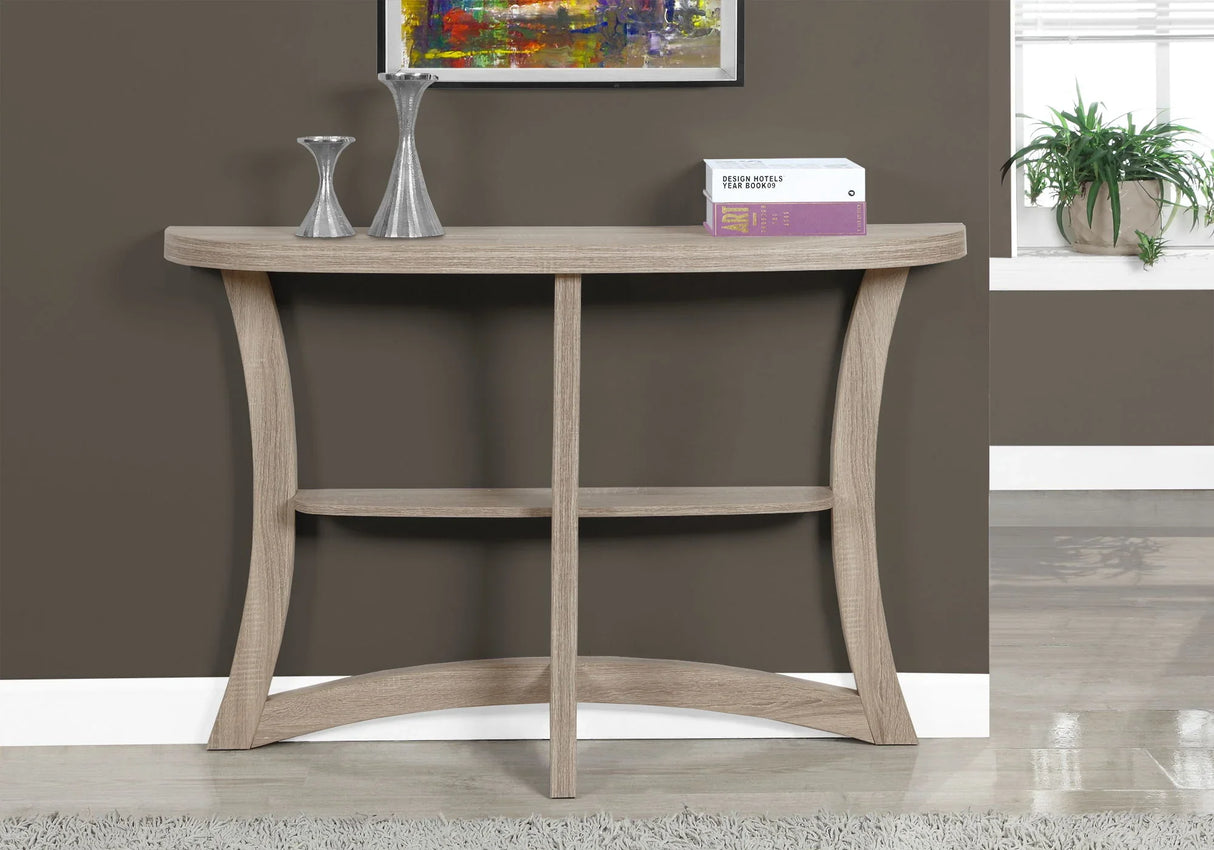 Accent Console Table For Entryway, Stylish - Taupe - Furniture Home Direct