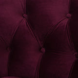 La Rosa - Victorian Tufted Upholstered Accent Chair - Furniture Home Direct