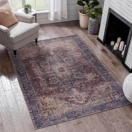Maval - Area Rug Washable - Furniture Home Direct