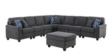 Leo - Woven Modular Sectional Sofa Comfort And Style - Furniture Home Direct
