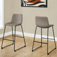 Office Chair, Bar Height, Standing, Computer Desk, Work, Leather Look, Contemporary, Modern - Furniture Home Direct