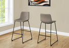 Office Chair, Bar Height, Standing, Computer Desk, Work, Leather Look, Contemporary, Modern - Furniture Home Direct