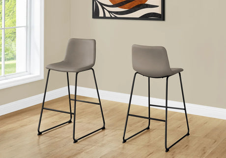 Office Chair, Bar Height, Standing, Computer Desk, Work, Leather Look, Contemporary, Modern - Furniture Home Direct