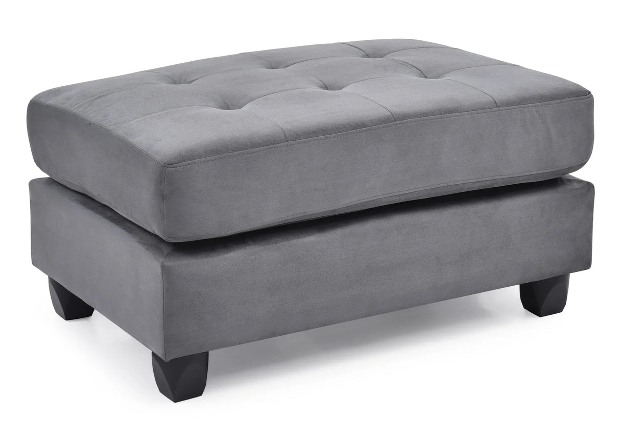Chic Contemporary Ottoman - Furniture Home Direct