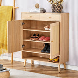 Modern Rattan Shoe Cabinet - Furniture Home Direct