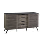 Contemporary Sliding Slat Door Sideboard - Furniture Home Direct