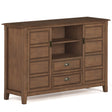 Burlington - Handcrafted Tall TV Media Stand - Furniture Home Direct