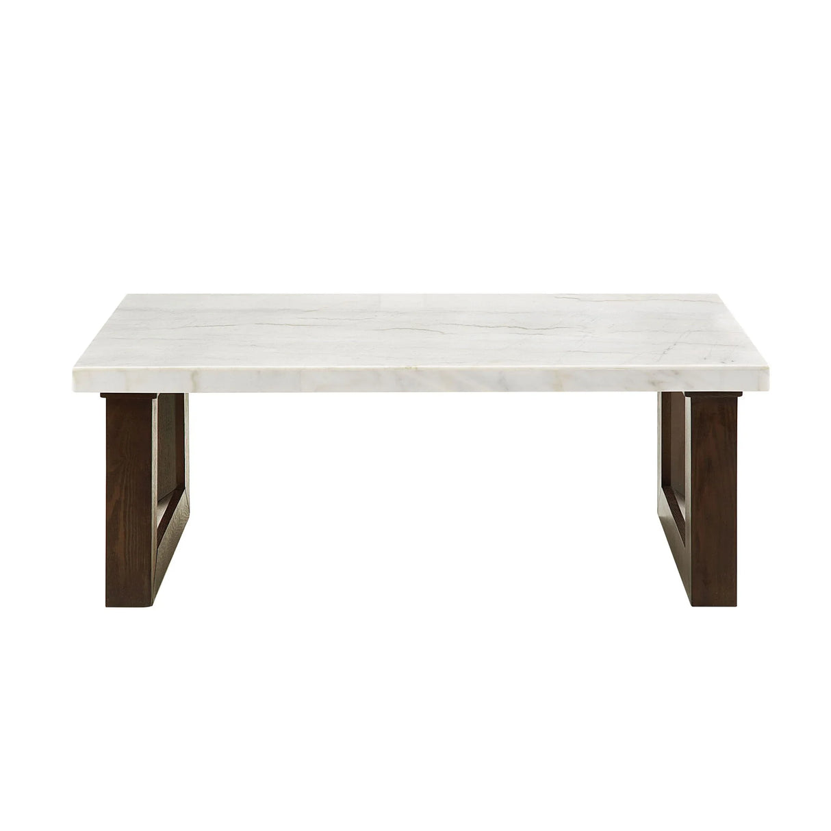 Edwyn - Natural Marble Top End Table - Furniture Home Direct