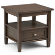 Warm Shaker - End Table - Farmhouse Brown - Furniture Home Direct