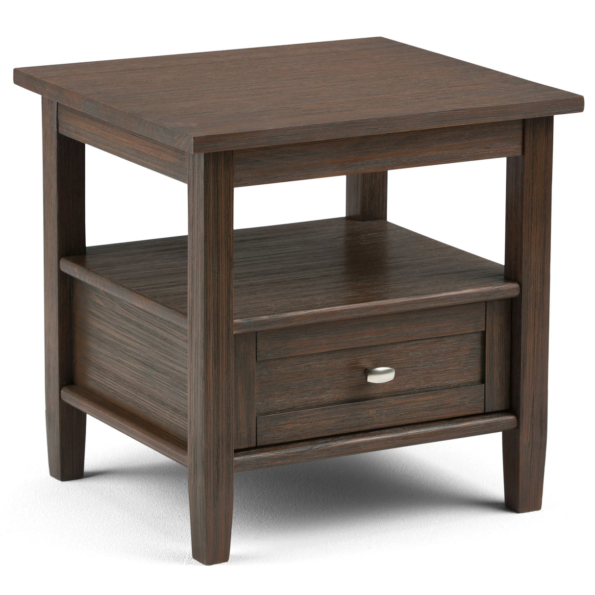 Warm Shaker - End Table - Farmhouse Brown - Furniture Home Direct