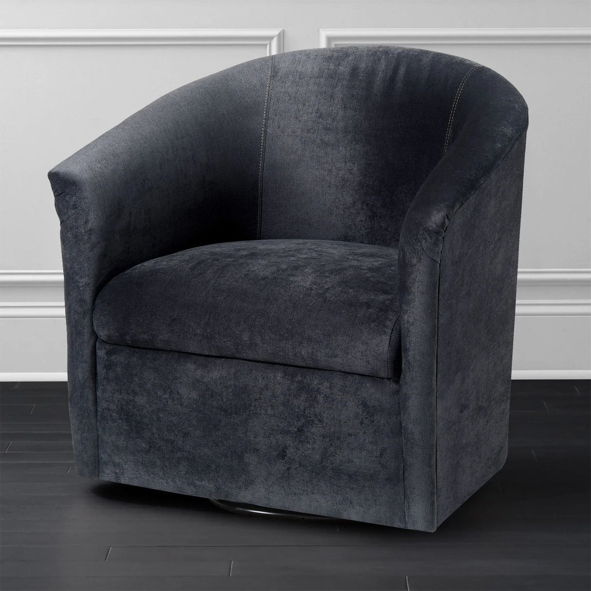 Eden - Swivel Chair With Microfiber Upholstery And Hardwood Frame - Furniture Home Direct