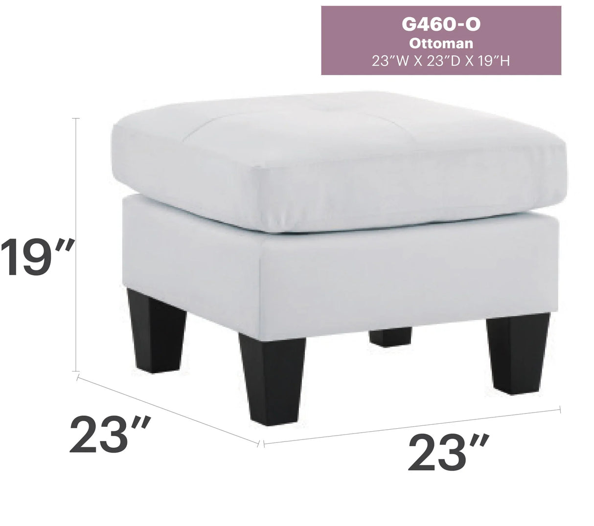 Casual Ottoman For Stylish Spaces - Furniture Home Direct