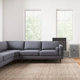 Amber - Velvet Corner Sectional Sofa - Furniture Home Direct