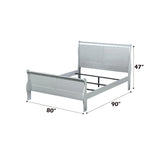 Louis Philippe - Sleigh Style Bed - Furniture Home Direct