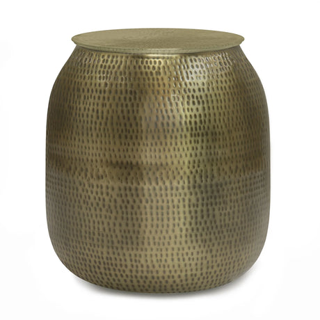 Griffen - Handcrafted Metal Storage Accent Table - Furniture Home Direct
