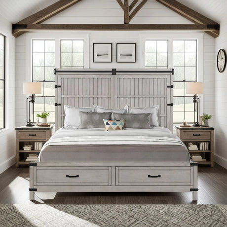 Alexandria - Storage Wood Bed - Furniture Home Direct