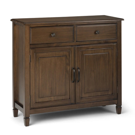 Connaught - Entryway Storage Cabinet - Rustic Natural Aged Brown - Furniture Home Direct