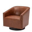 Garland - Swivel Chair With Upholstery - Caramel - Furniture Home Direct