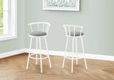 Swivel Stool Bar Height, Stylish Design Contemporary & Modern (Set of 2) - Furniture Home Direct