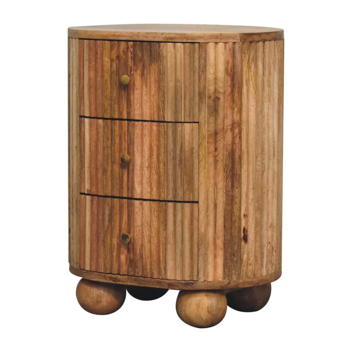 Soba - Ball Drawer Bedside Table - Furniture Home Direct