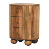 Soba - Ball Drawer Bedside Table - Furniture Home Direct