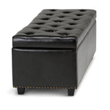Hamilton - Upholstered Storage Ottoman - Furniture Home Direct