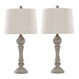 Winston - Farmhouse Poly Table Lamp (Set of 2) - Furniture Home Direct