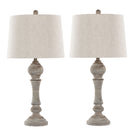 Winston - Farmhouse Poly Table Lamp (Set of 2) - Furniture Home Direct