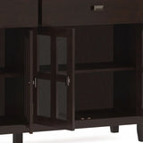 Artisan - Large 4 Door Sideboard Buffet - Dark Chestnut Brown - Furniture Home Direct