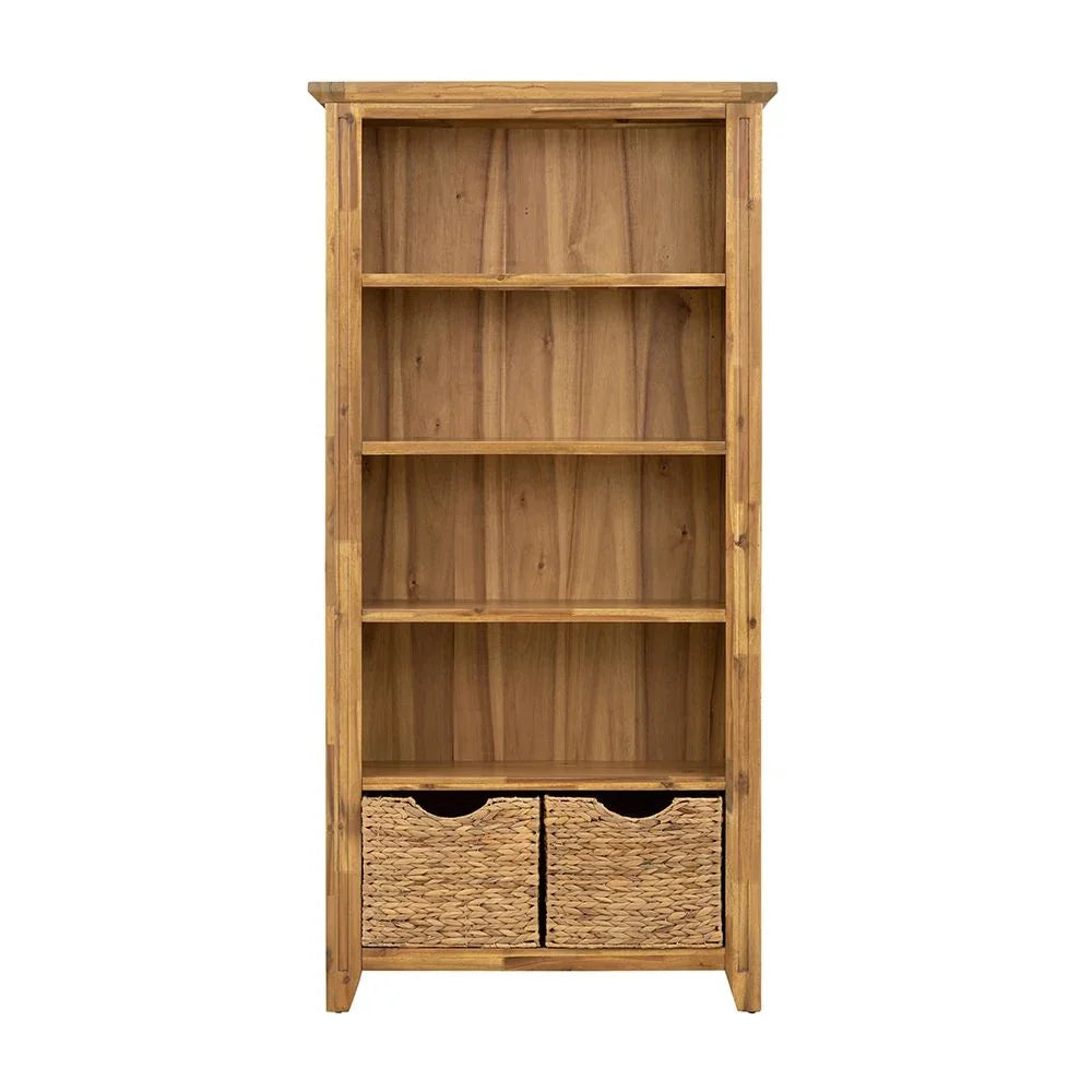 Bookcase - Natural Wood / Brown - Furniture Home Direct