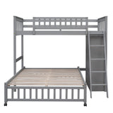 Bunk Bed With 6 Drawers And Flexible Shelves, Bottom Bed With Wheels - Furniture Home Direct